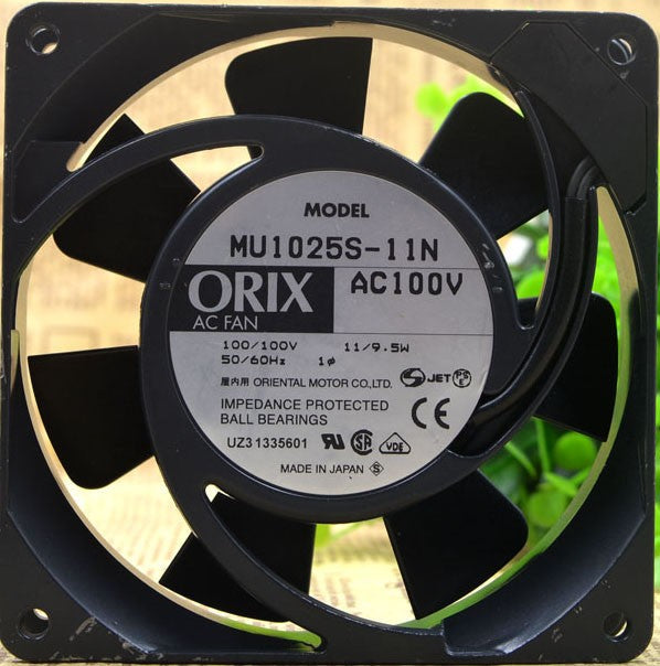 ORIX MU1025S-11N 100V 9.5W Cooling Fan ORIX MU1025S-11N 100V 9.5W Cooling Fan